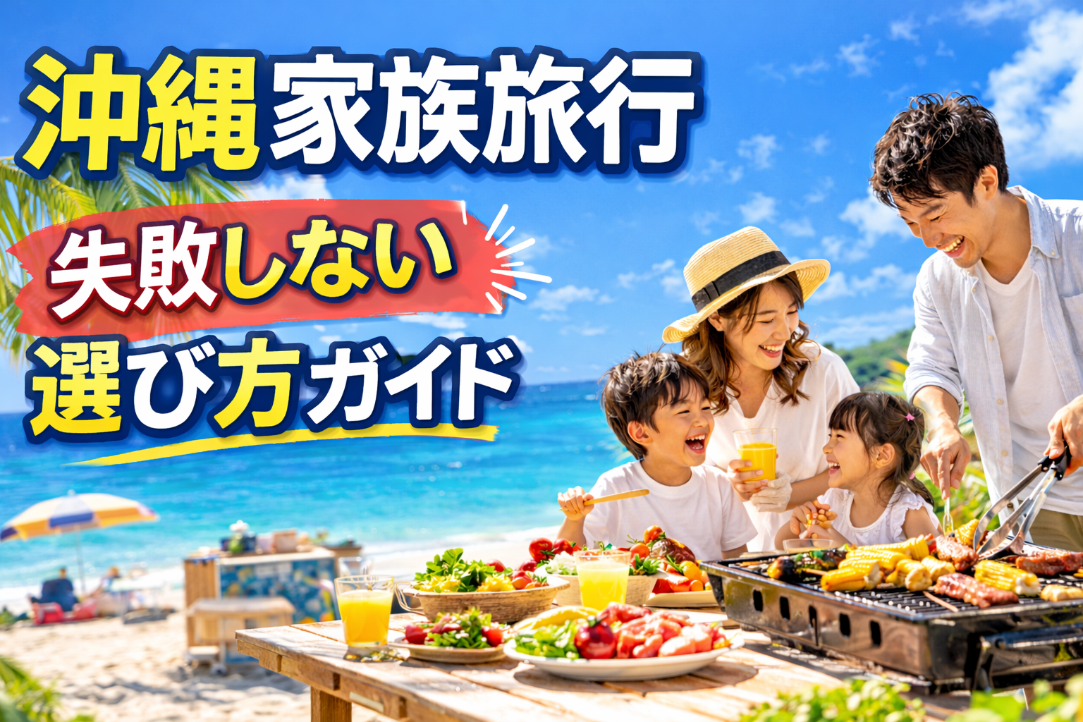 沖縄家族旅行におすすめのツアー会社を徹底比較|失敗しない選び方ガイド