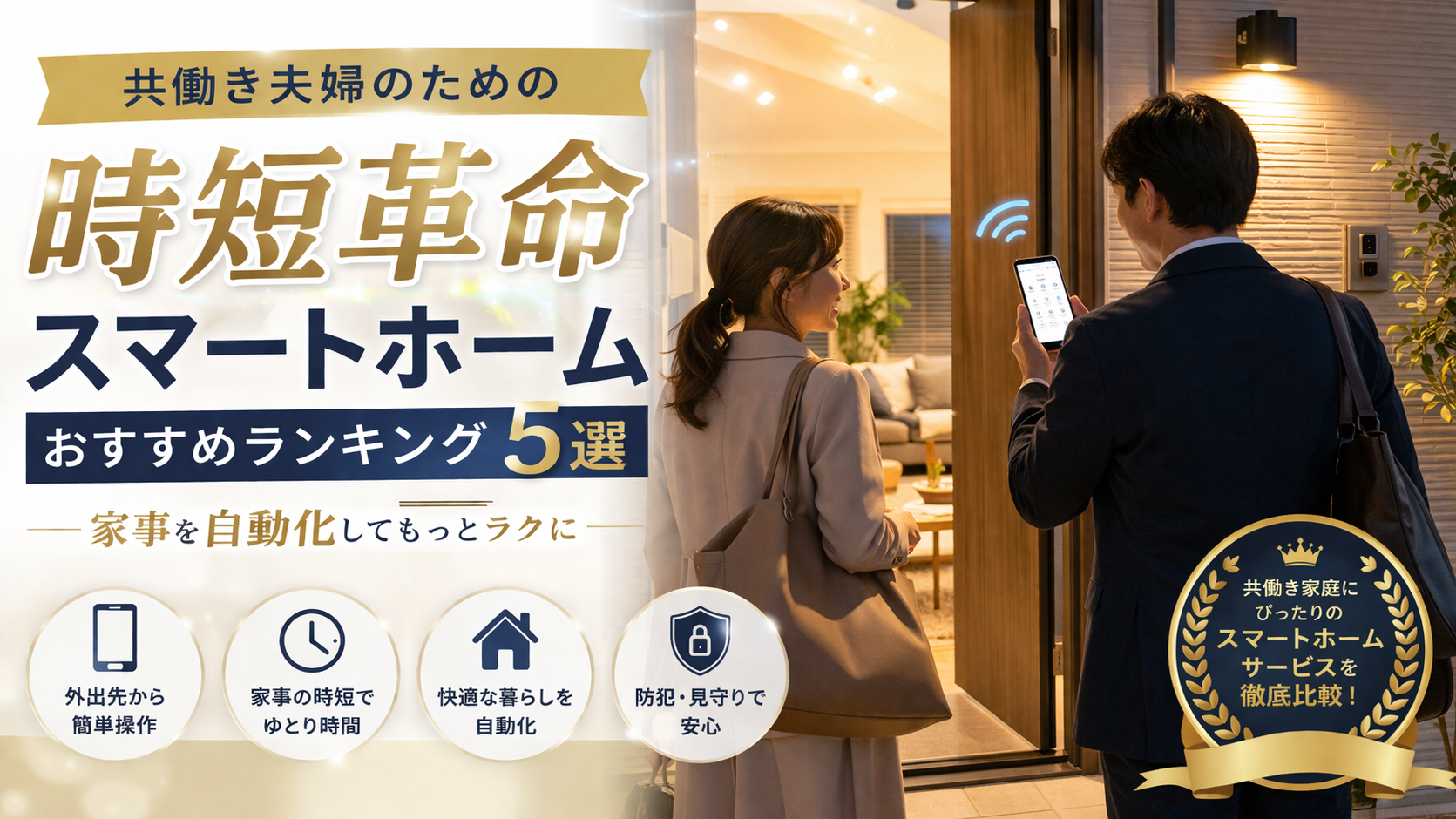 共働き家庭の時短革命 スマートホームおすすめランキング5選 外出先から家電操作も簡単